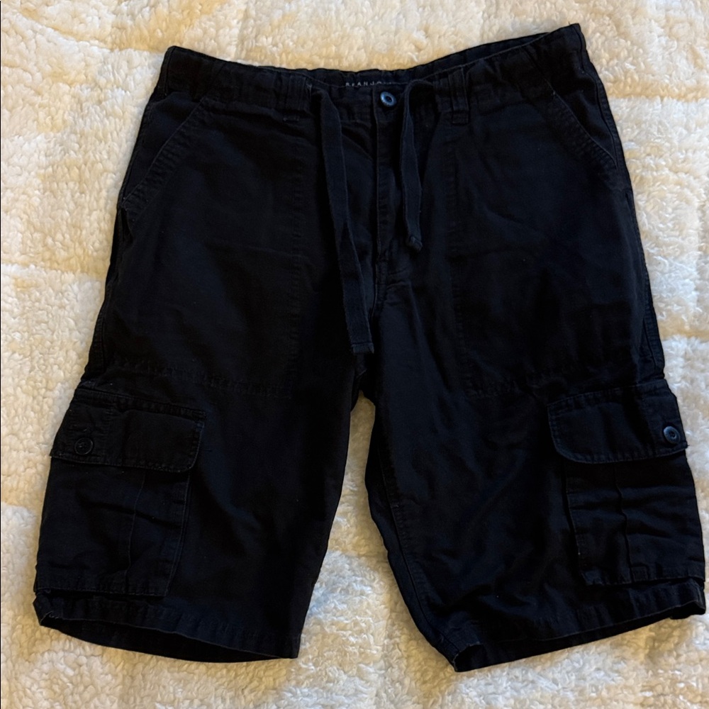 Sean John Men's Black Cargo Shorts